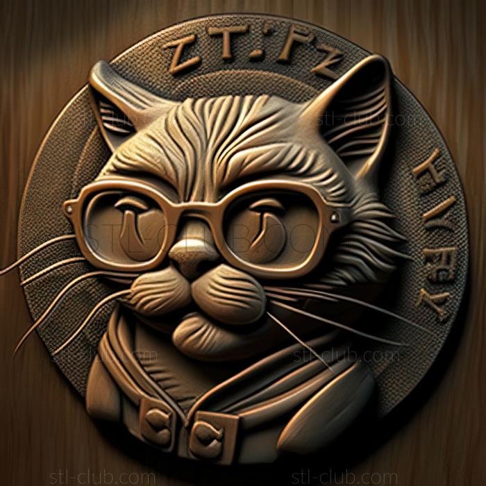 3D model  Fritz FROM Fritz the CatFritz the Cat (STL)